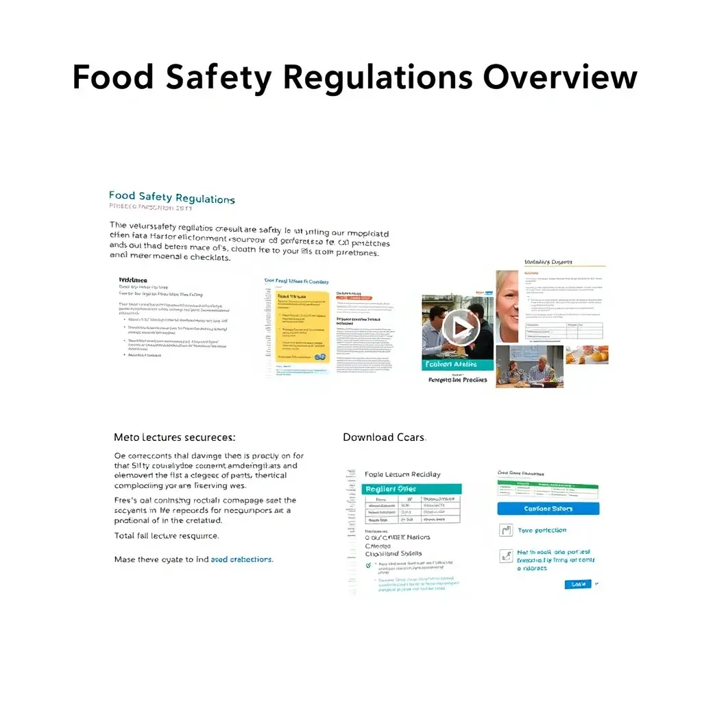 Food Safety Regulations Overview